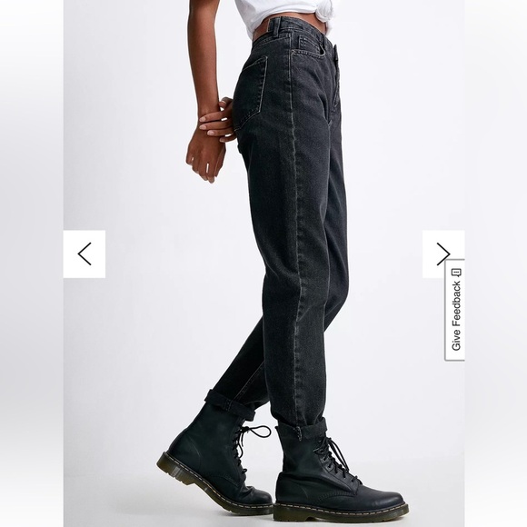 NWT BDG High-Waisted Mom Jean – Washed Black Denim - Picture 3 of 14